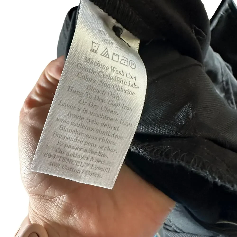 EVERLANE The Way High Drape Pant Black Women's 16S NWT Pleated Front Career Prep